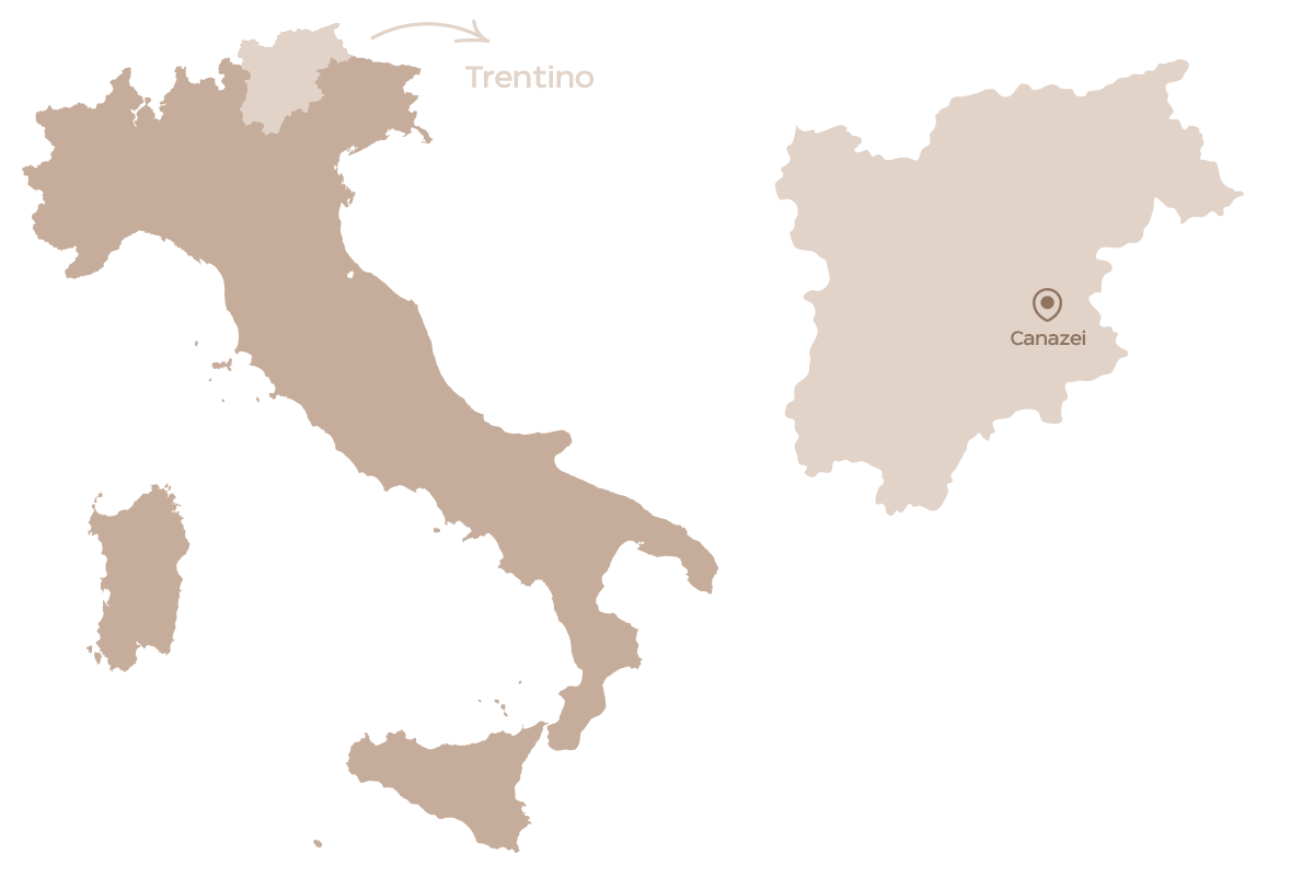 Mappa Canazei